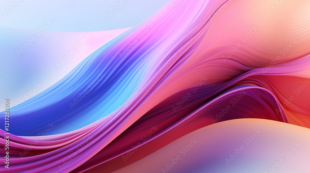 Abstract Colorful Flowing Design Abstract Colorful Flowing Design