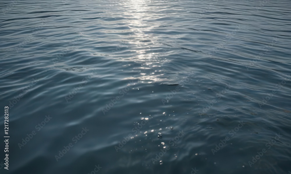 Soft, serene water surface with gentle ripples, water features, tranquil Soft, serene water surface with gentle ripples, water features, tranquil
