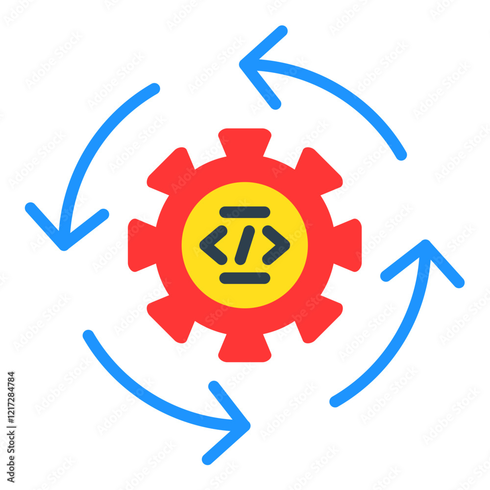 Continuous Integration Icon Style