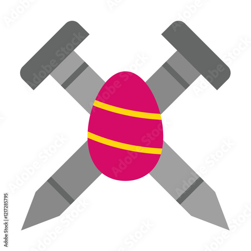 Easter Nail Icon Style