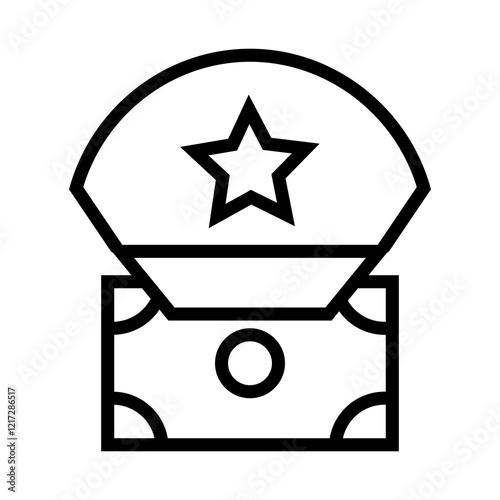 Corruption vector icon