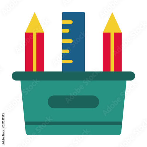 Stationary Items Icon Style