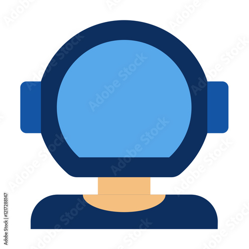Diving Helmet Icon Style