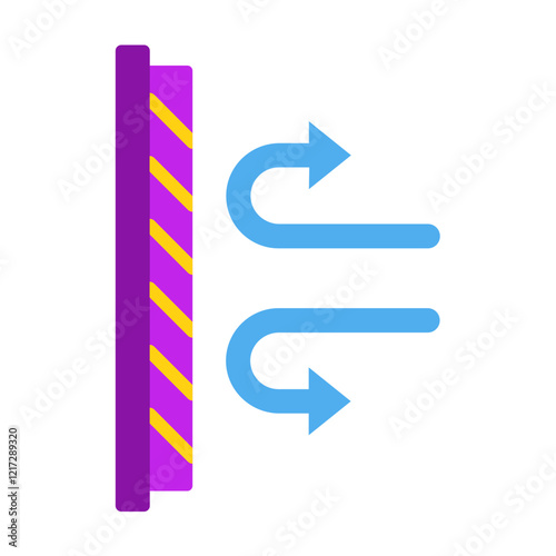 Windproof Fabric Icon Style