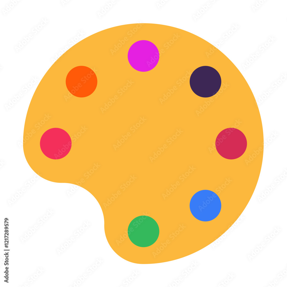 Obraz premium Color Palette Icon Style