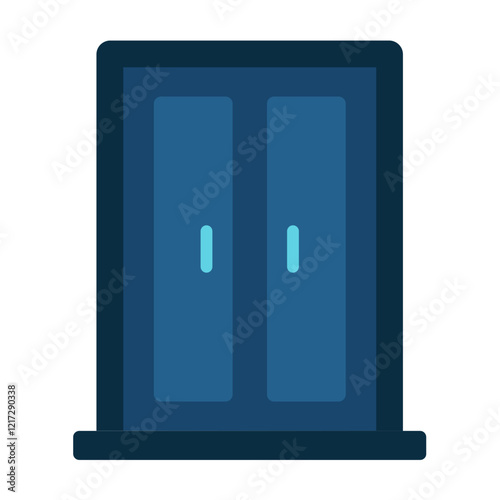 Space Door Icon Style
