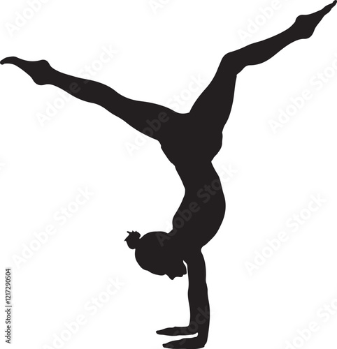 Gymnast Silhouette