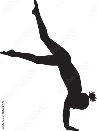 Gymnast Silhouette
