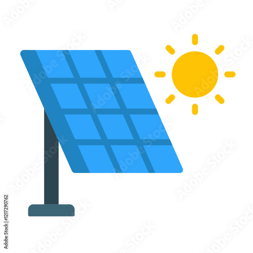 Smart Solar Panel Icon Style