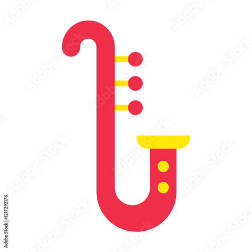 Saxophone Icon Style