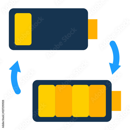 Swappable Batteries Icon Style
