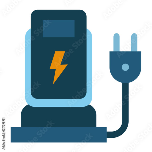 Charging Station Icon Style
