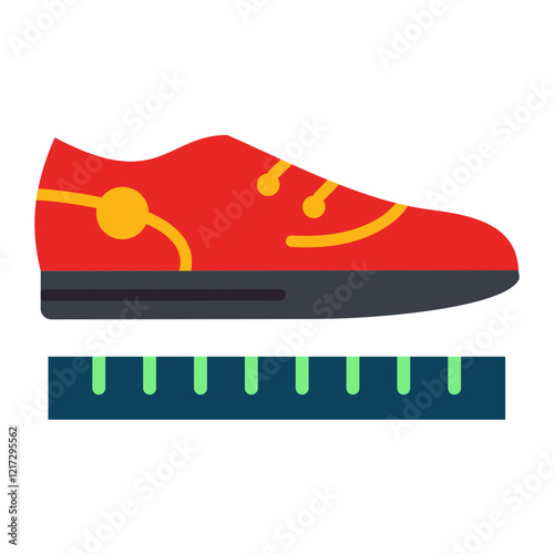 Shoe Size Icon Style
