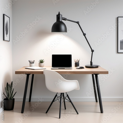Home office desk Interior