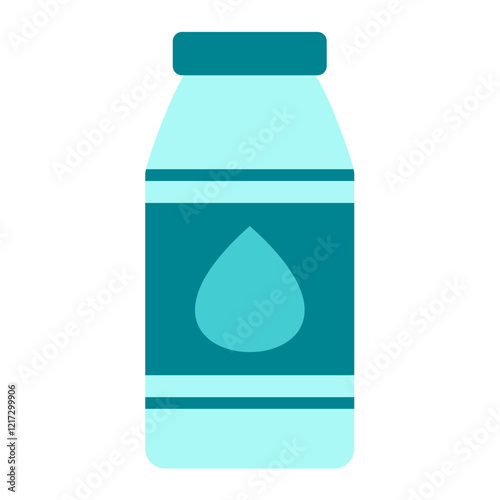 Milk Bottle Icon Style