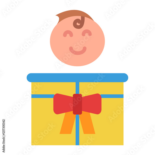 Baby Gift Icon Style