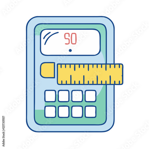 bmi calculator icon, bmi calculator vector illustration-simple illustration of bmi calculator, perfect for bmi calculator logos and icons