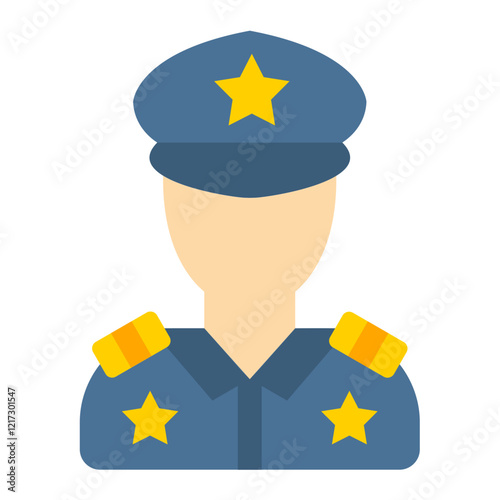 Police Officer Icon Style
