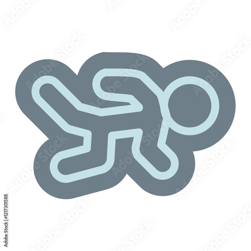 Murder Chalk Icon Style