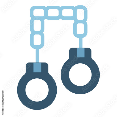 Handcuffs Icon Style