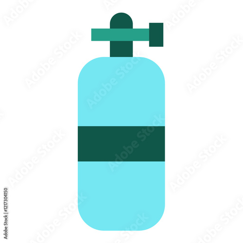 Diving Tank Icon Style