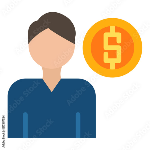 Corrupt Man Icon Style