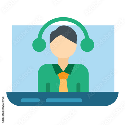 Online Counselling Icon Style