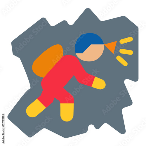 Caving Icon Style
