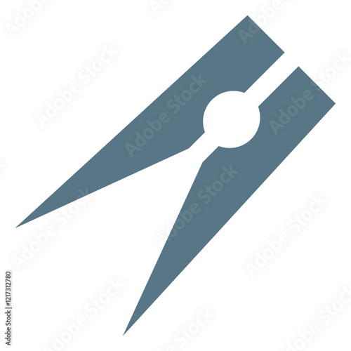Clothes Pin Icon Style
