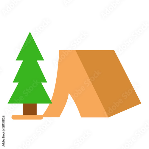 Campsite Icon Style