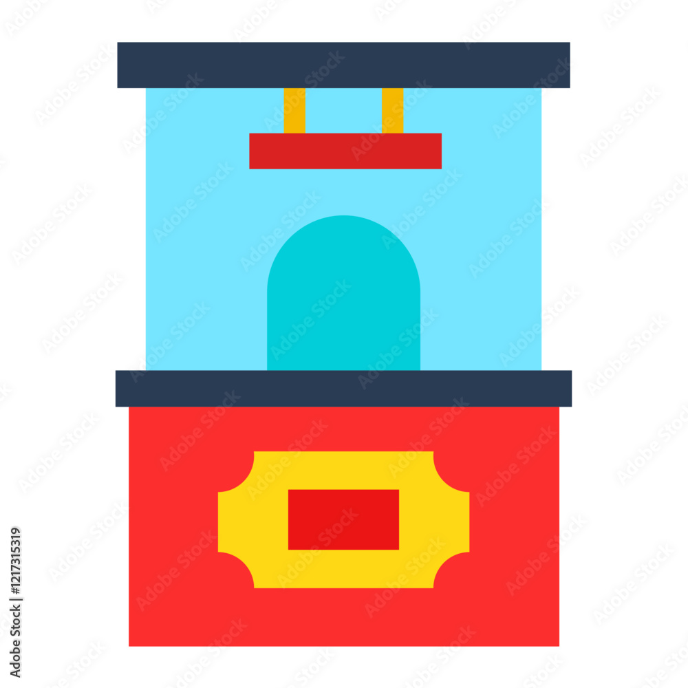 Ticket Office Icon Style Ticket Office Icon Style