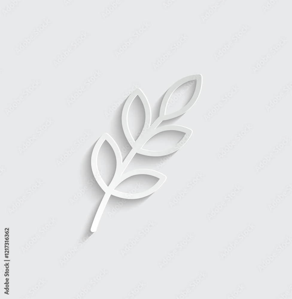 Leaf sign eco vector icon take care nature Leaf sign eco vector icon take care nature