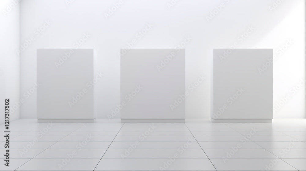 Modern Empty Gallery Space Modern Empty Gallery Space