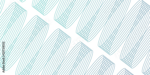 Abstract geometric wave line pattern, banner and design presentation. Colorful glowing frequency sound wave technology curve lines background. Modern stream wave background and Sound waves technology 