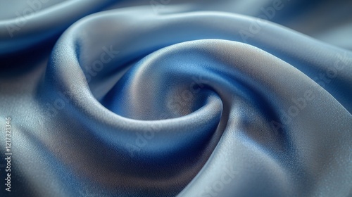 Vibrant colors of fabric swirling together in elegant harmony