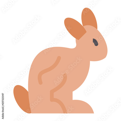 Rabbit Vet Icon Style