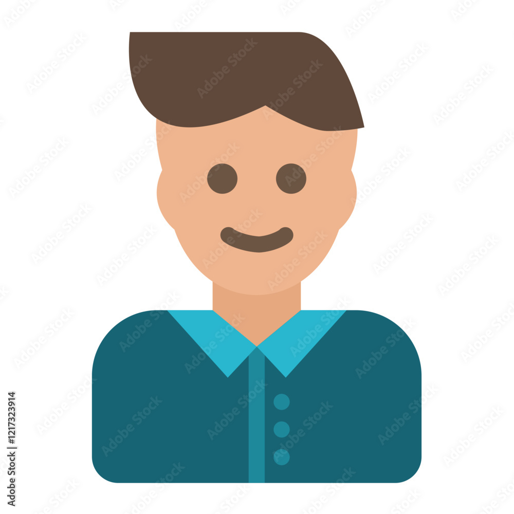 Rainforest Guide Male Icon Style Rainforest Guide Male Icon Style