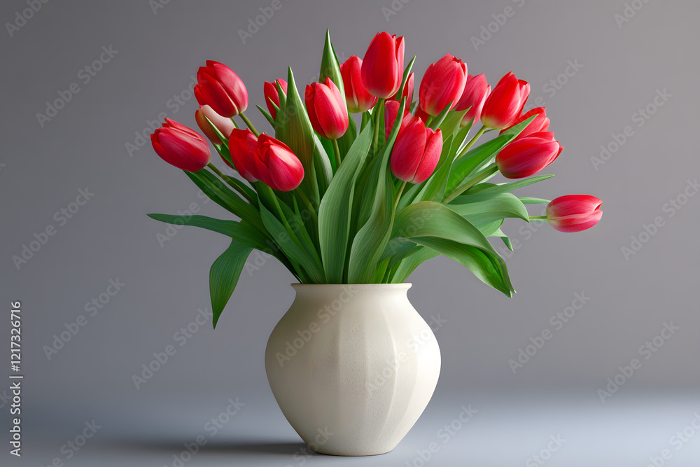 Spring illustration with tulip flowers, flowers for happy womans day, flowers bouquet Spring illustration with tulip flowers, flowers for happy womans day, flowers bouquet