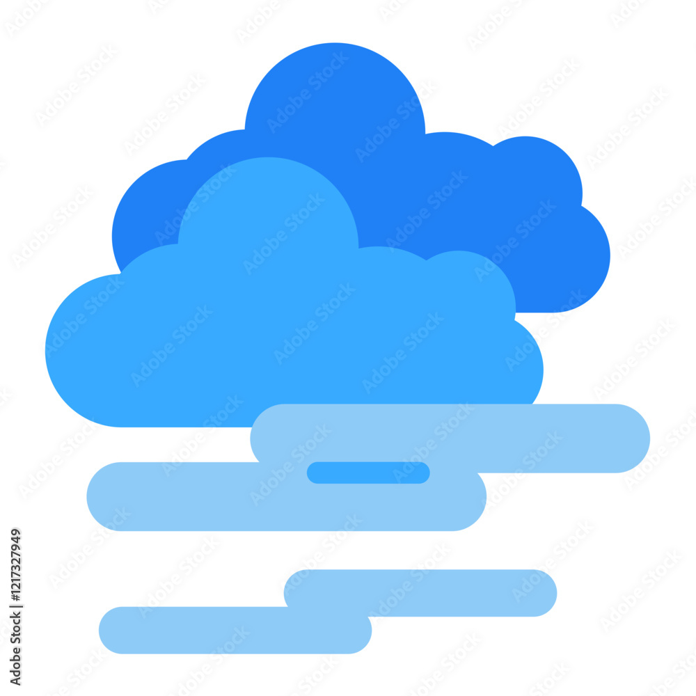 Fog Icon Style Fog Icon Style