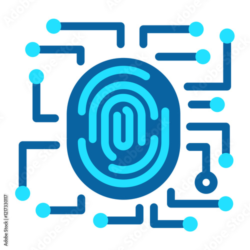 Biometric Data Icon Style