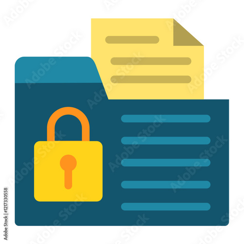 Personal Data Breach Icon Style