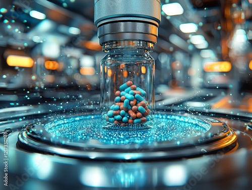 Create a cutting-edge advertisement that emphasizes these three pharmaceutical ingredients as central components photo