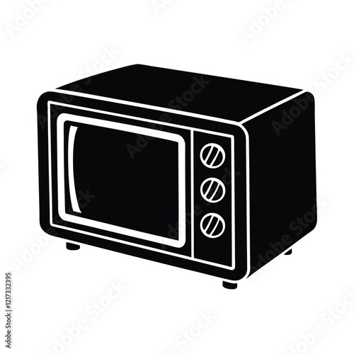 A microwave  vector illustration