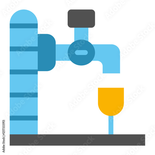 Beer Tap Icon Style