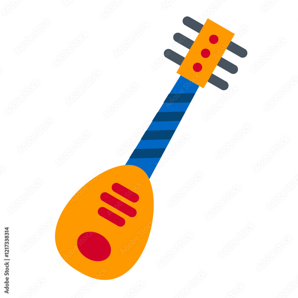 Mandolin Icon Style Mandolin Icon Style