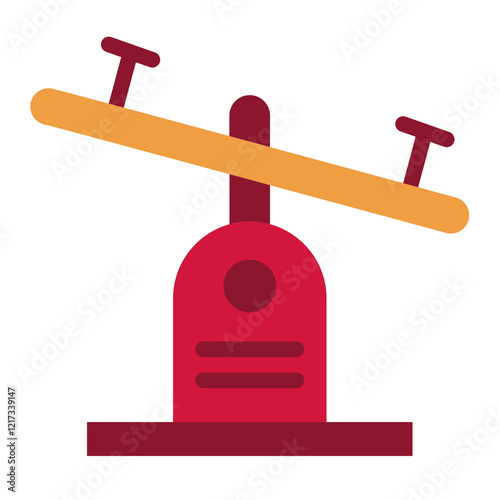 Seesaw Icon Style