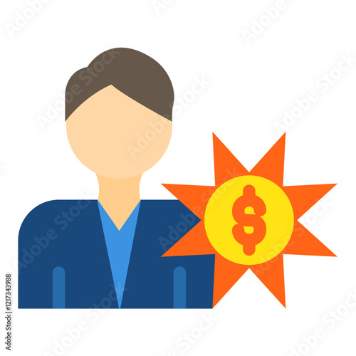 Rewarding Employees Icon Style