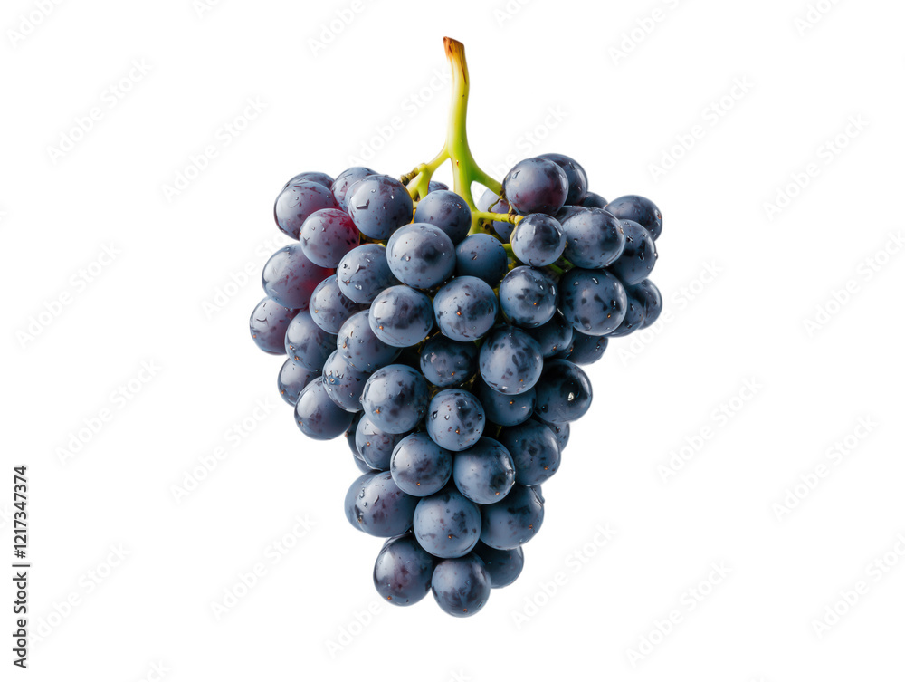Fresh and Juicy Grapes on White Background for Culinary Inspiration Fresh and Juicy Grapes on White Background for Culinary Inspiration