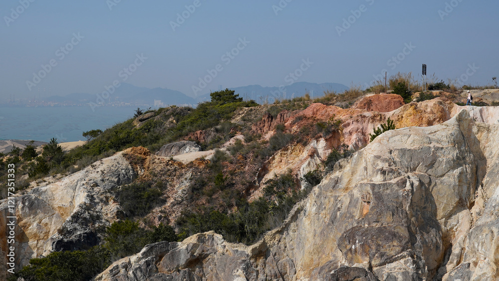 Landscape of Pineapple Hill (Por Lo Shan) in Hong Kong Landscape of Pineapple Hill (Por Lo Shan) in Hong Kong