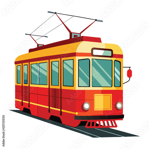 tram in the city